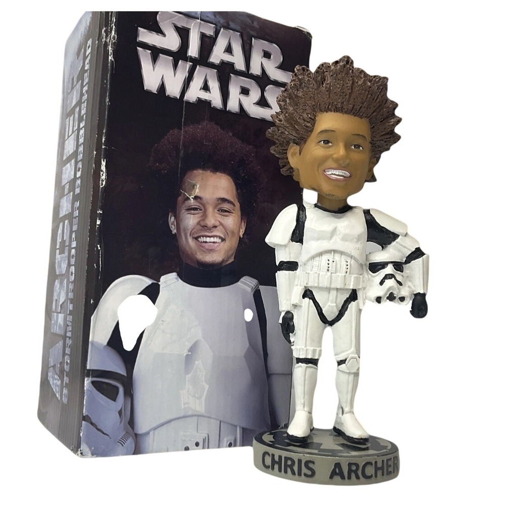 Tampa Bay Rays Chris Archer Star Wars Stormtrooper Bobblehead SGA In Box AGP